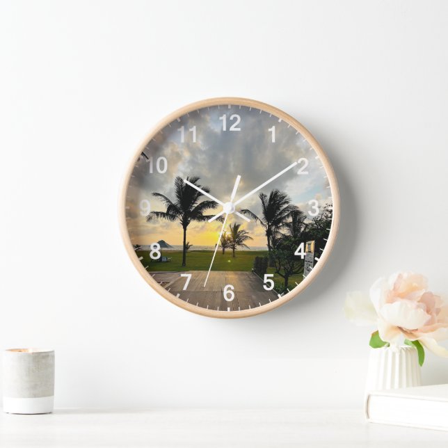 Custom Wall Clock (Add Your Own Photo and/or text) (Home)