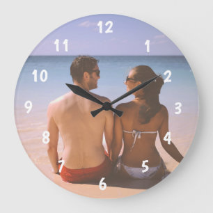 Custom Wall Clock (Add Your Own Photo and/or text)
