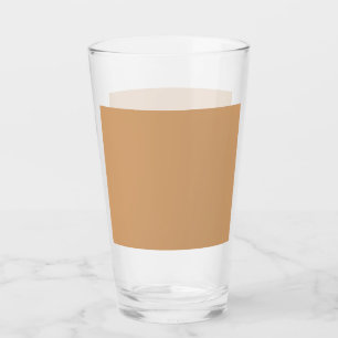 Custom Warm Sand Pint Glass – Personalised