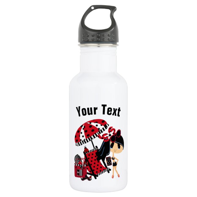 Custom -  Water Bottle (18 oz) (Front)