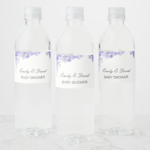 Custom Water Bottle Label, Wedding, Baby Shower Wa Water Bottle Label