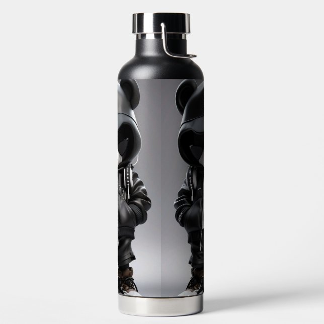 Custom Water Bottle Style: Isolated bottle under v (Left)