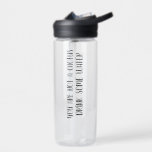 Custom  Water Bottle with - Personalised Water Bot<br><div class="desc">Custom  Water Bottle with - Personalised Water Bottle - Perfect gift for Outdoorsman - Sports Water Bottle</div>