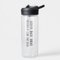 Custom Water Bottle with - Personalised Water Bot