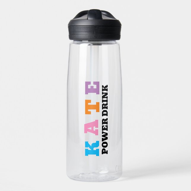Custom Water Bottles, Personalised  Bottle (Front)