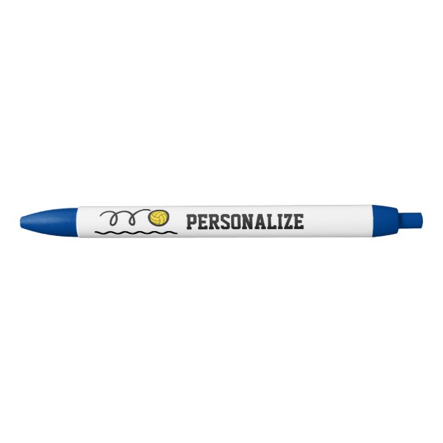 Custom water polo ball logo pens for swimmers (Front)