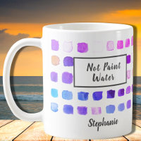 Custom Watercolor Artist Purple Not Paint Water 