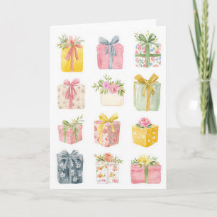 Custom Watercolor Birthday Card