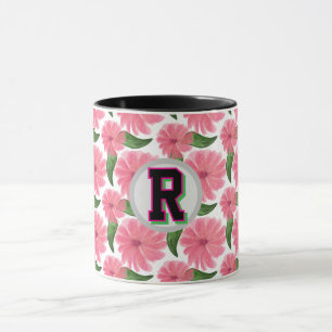 Custom Watercolor floral pattern Mug
