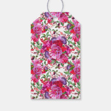 Custom Watercolor Fuchsia Blooms
