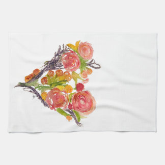 Custom Watercolor Kitchen Towels