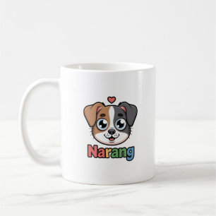 Custom Watercolor Pet Portrait Mug – Floral Crown