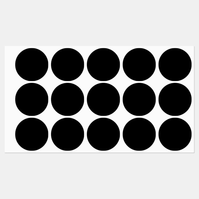 Custom Waterproof Logo Circle Labels (Sheet)
