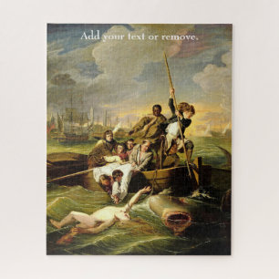 Custom, "Watson and the Shark" John Copley, 1782. Jigsaw Puzzle