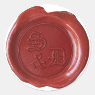 CUSTOM WAX SEAL - Diane - S&D - Blood Red