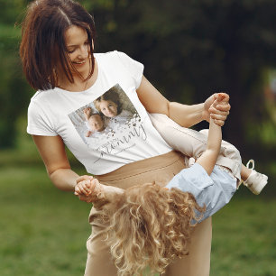Custom We Love You Mummy Photo T-Shirt