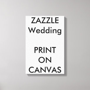 Custom Wedding 11 x 16.5" Canvas Print Wall Art