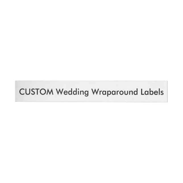 Custom Wedding Address Labels 1" x 7.25" 24 labels (Individual)