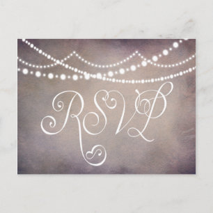 Custom Wedding Anniversary Party RSVP Card