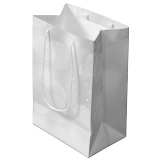 Custom Wedding Bokeh Medium Gift Bag