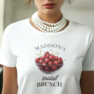 Custom Wedding Bridal Shower Party Apparel T-Shirt