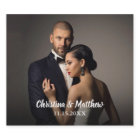 Custom Wedding Bride and Groom's Photo