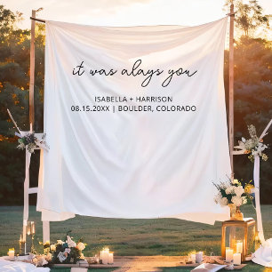 Custom Wedding Ceremony Modern Bohemian Wedding Tapestry