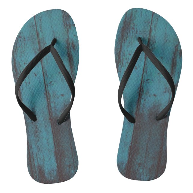 Custom Wedding Colours Bride Gift wifey  Flip Flops (Footbed)