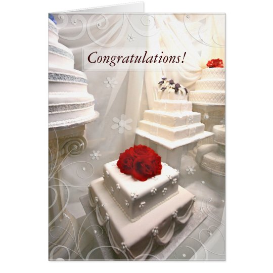 Custom Wedding Congratulations Greeting Card
