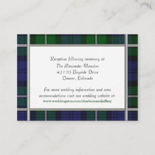 Custom Wedding Enclosure Card