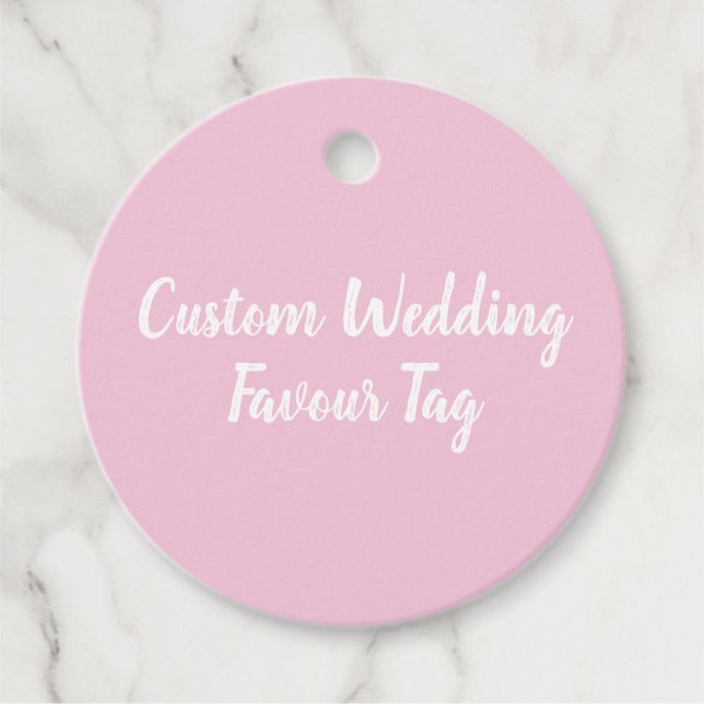 Custom Wedding Favour Tags (Front)