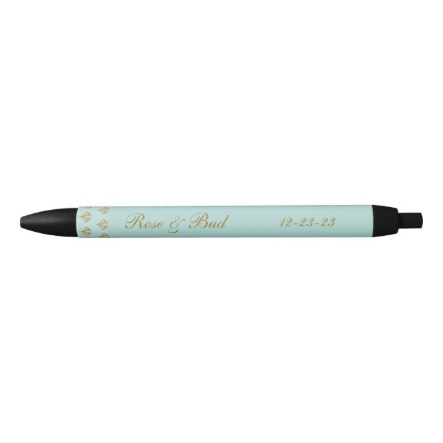 Custom Wedding Favours Writing Pens Gift (Front)
