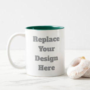 Custom Wedding Gift – Create Your Own Personalized Two-Tone Coffee Mug