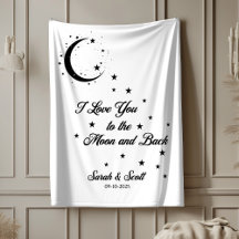 Custom wedding gift, to the moon and back, shower,