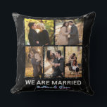 Custom Wedding Home Decor Cushion<br><div class="desc">Celebrate the joy of your new beginning with the "WE ARE MARRIED" Personalised Throw Pillow – a timeless keepsake designed to add both romance and comfort to your home. This bespoke throw pillow is crafted using high-quality, soft-touch fabric, ensuring a luxurious feel and durability for everyday use. Its classic design...</div>