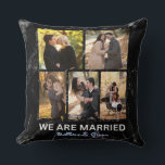 Custom Wedding Home Decor Cushion<br><div class="desc">Celebrate the joy of your new beginning with the "WE ARE MARRIED" Personalised Throw Pillow – a timeless keepsake designed to add both romance and comfort to your home. This bespoke throw pillow is crafted using high-quality, soft-touch fabric, ensuring a luxurious feel and durability for everyday use. Its classic design...</div>