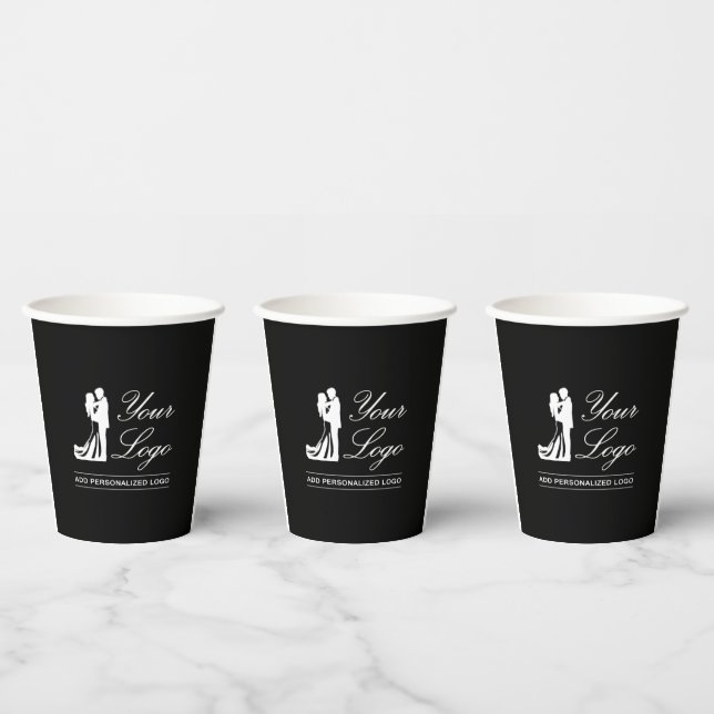 Custom Wedding Idea Personalised Photo Design Paper Cups (Multi)
