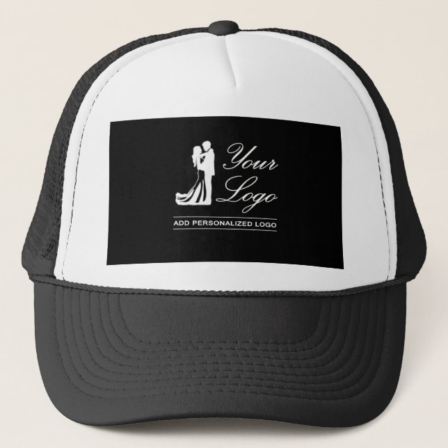 Custom Wedding Idea Personalised Photo Design Trucker Hat (Front)