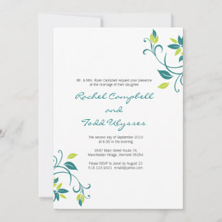 Custom Wedding Invitation