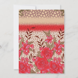 Custom Wedding Invitation   RSVP Postcard