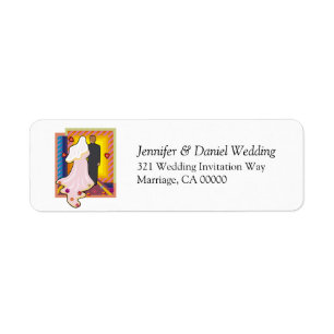 Custom Wedding Invites Envelope  Sticker