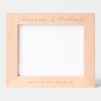 Custom Wedding Keepsake Personalised Names Date