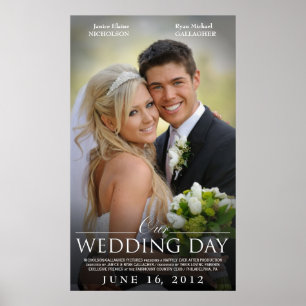 Custom Wedding Movie Poster Template