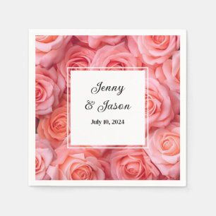 Custom Wedding Paper Napkins