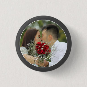 Custom Wedding Photo 3 Cm Round Badge