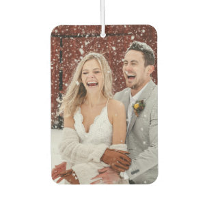 Custom Wedding Photo Car Air Freshener