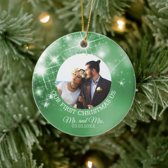 Custom Wedding Photo Ceramic Tree Decoration (Tree)