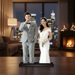 Custom Wedding Photo Cutout Sculpture<br><div class="desc">Transform your cherished wedding photo into a remarkable Custom Wedding Photo Cutout Sculpture! Experience the convenience and creativity of our process: Begin by using one of the many free online tools to remove the background from your photo. Once you have your perfect cutout, simply upload it to us, and our...</div>