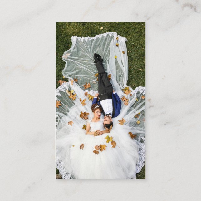 Custom Wedding Photo Enclosure Card (Front)