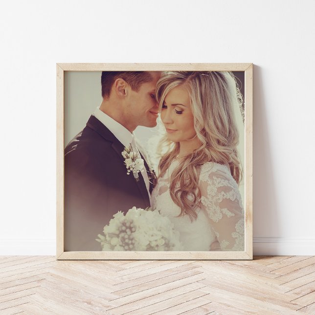 Custom Wedding Photo Personalised Art Print (Creator Uploaded)